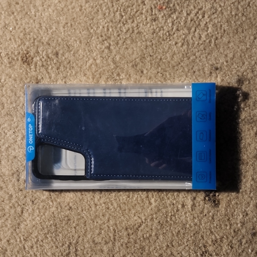 Brand new Onetop brand Galaxy S21+ PLUS leather flip phone case